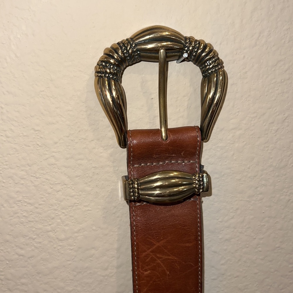 BRIGHTON leather brown belt